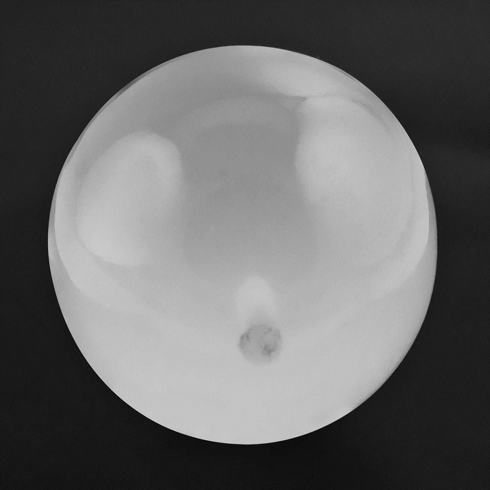 WHITE MILKY QUARTZ PLAIN OLIVE (HALF DRILL) 18X15MM 28.26 Cts.