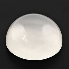 WHITE MILKY QUARTZ ROUND CAB 14MM 10.50 Cts.
