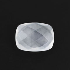 WHITE MILKY QUARTZ BRIOLETTE CUSHION 8X6MM 1.23 Cts.