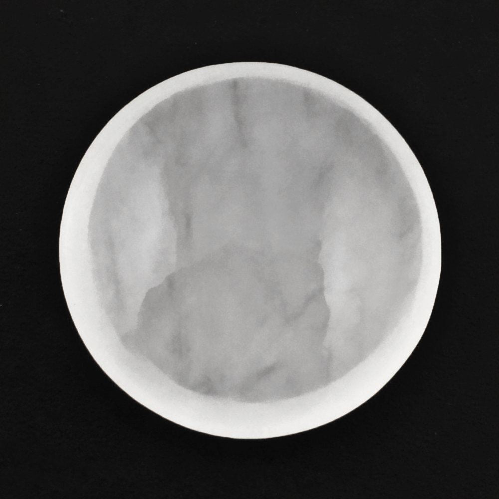 WHITE MILKY QUARTZ LENTIL ROUND 10MM 2.33 Cts.