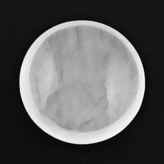 WHITE MILKY QUARTZ LENTIL ROUND 10MM 2.33 Cts.