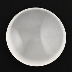 WHITE MILKY QUARTZ LENTIL ROUND 15MM 7.30 Cts.