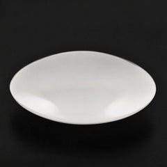 WHITE MILKY QUARTZ LENTIL ROUND 15MM 7.30 Cts.