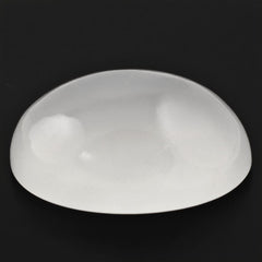 WHITE MILKY QUARTZ OVAL CAB 18X13MM 12.53 Cts.