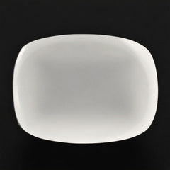 WHITE MILKY QUARTZ PYRAMID CUSHION CAB 16X12MM 15.63 Cts.
