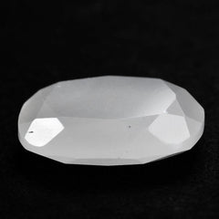 WHITE MILKY QUARTZ BOTH SIDE TABLE CUT CUSHION 15MM 7.93 Cts.