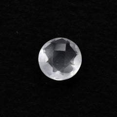WHITE MILKY QUARTZ BRIOLETTE ROUND 4MM 0.23 Cts.
