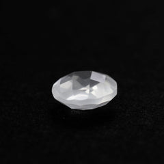 WHITE MILKY QUARTZ BRIOLETTE ROUND 4MM 0.23 Cts.