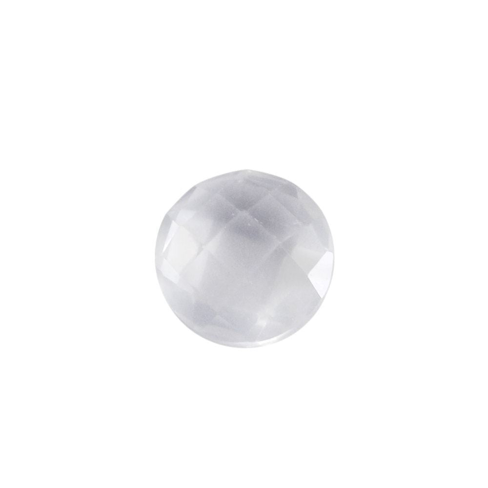 WHITE MILKY QUARTZ BRIOLETTE ROUND 4MM 0.23 Cts.