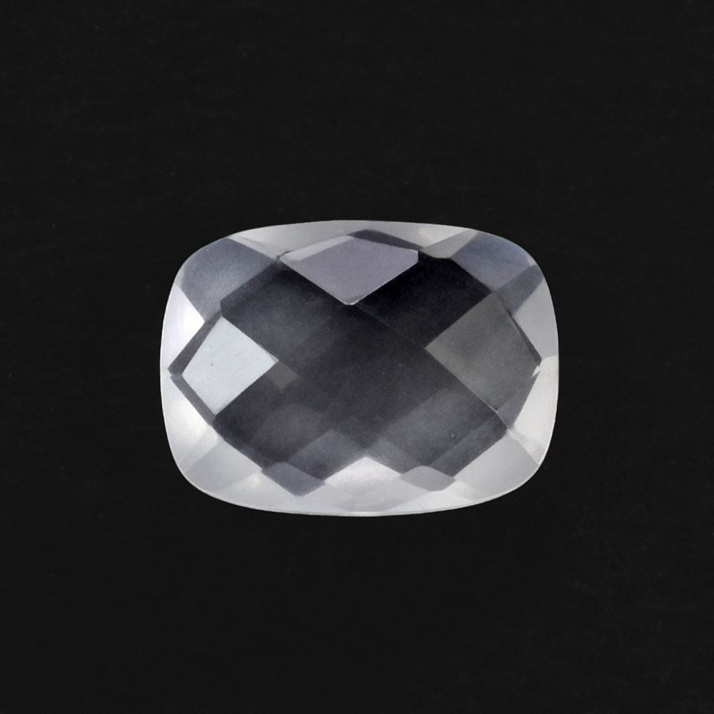 WHITE MILKY QUARTZ BRIOLETTE CUSHION 8X6MM 1.13 Cts.
