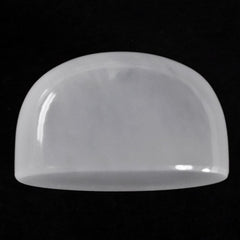 WHITE MILKY QUARTZ PLAIN HIGH DOME OVAL CAB 17.20X11.60MM 18.13 Cts.
