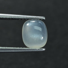 WHITE MILKY QUARTZ PLAIN CUSHION CAB 8.50X6.50 MM 1.75 Cts.