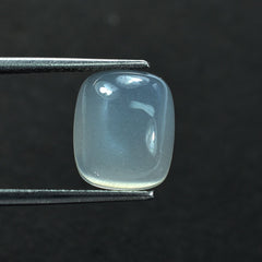 WHITE MILKY QUARTZ PLAIN CUSHION CAB 11.50X9.50 MM 4.43 Cts.