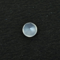 WHITE MILKY QUARTZ  DIAMOND CUT ROUND 3.50X3.50 MM 0.17 Cts.