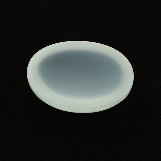 WHITE MILKY QUARTZ OVAL CAB 14X10MM 5.41 Cts.