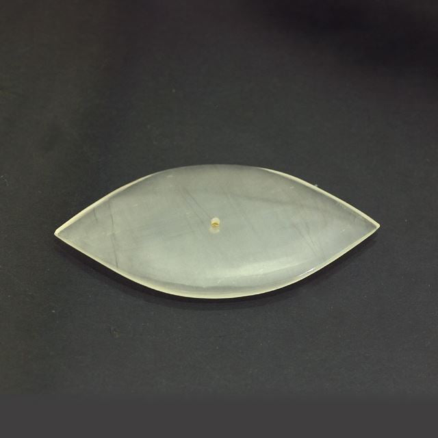 WHITE MILKY QUARTZ MARQUISE CAB (FULL DRILL) 48X22MM 25.34 Cts.