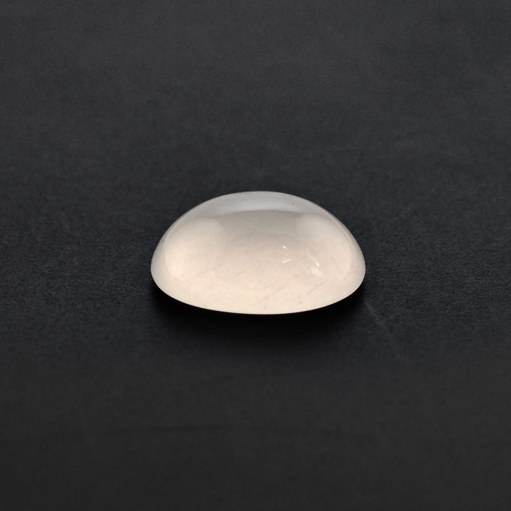 WHITE MILKY QUARTZ OVAL CAB 9X7MM 1.64 Cts.