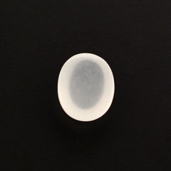WHITE MILKY QUARTZ OVAL CAB 9X7MM 1.64 Cts.