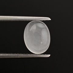 WHITE MILKY QUARTZ OVAL CAB 9X7MM 1.64 Cts.