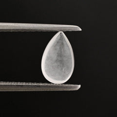 WHITE MILKY QUARTZ PEAR CAB 8X5MM 0.80 Cts.