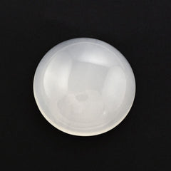 WHITE MILKY QUARTZ ROUND CAB 22MM 30.25 Cts.