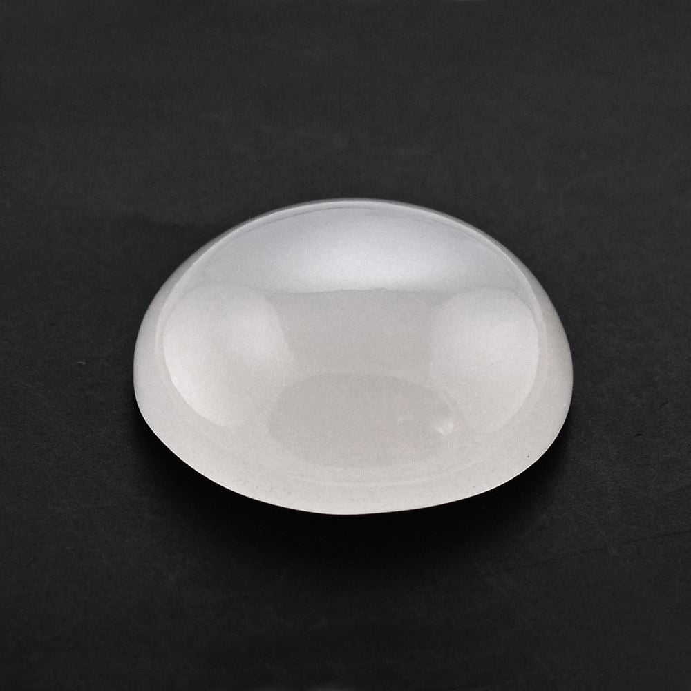 WHITE MILKY QUARTZ ROUND CAB 22MM 30.25 Cts.
