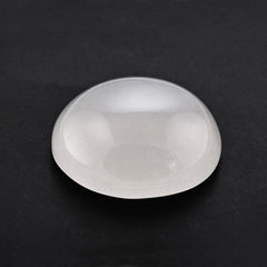 WHITE MILKY QUARTZ ROUND CAB 22MM 30.25 Cts.