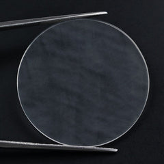 WHITE MILKY QUARTZ ROUND PLATE 35MM 25.02 Cts.