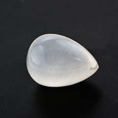 WHITE MILKY QUARTZ PLAIN DROP WITH (FULL DRILL) 18X13MM 19.67 Cts.