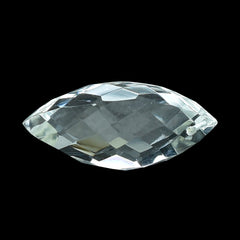 WHITE TOPAZ CHECKER CUT MARQUISE CHOPASA (DES#12) (FULL DRILL) 16X7MM 6.91 Cts.