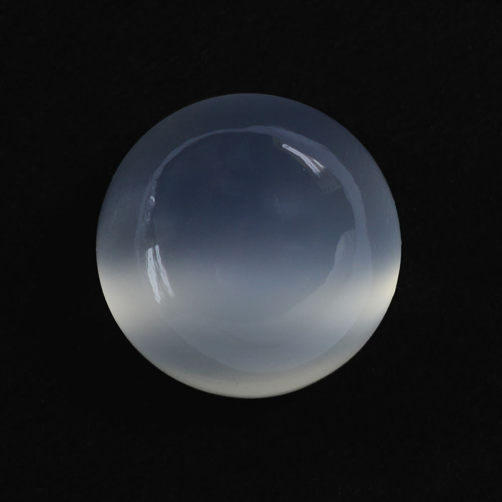 WHITE MOONSTONE ROUND CAB 16MM 21.81 Cts.