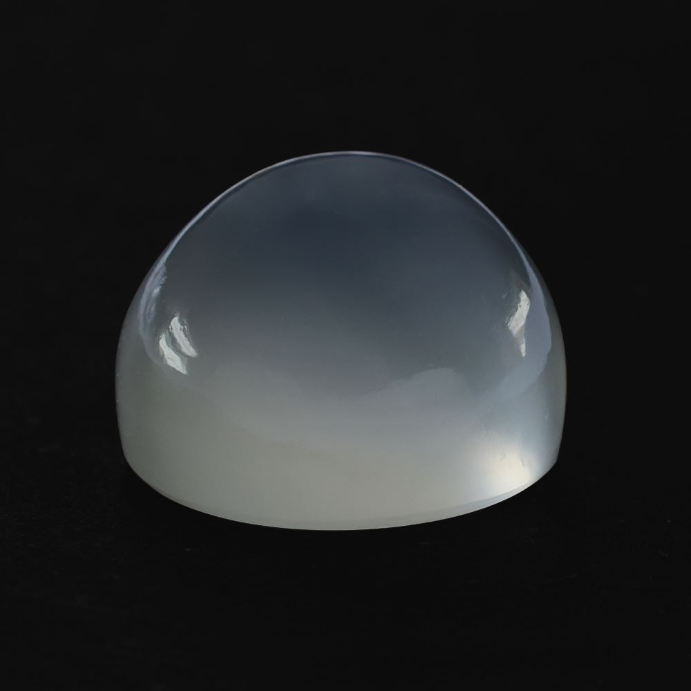 WHITE MOONSTONE ROUND CAB 16MM 21.81 Cts.