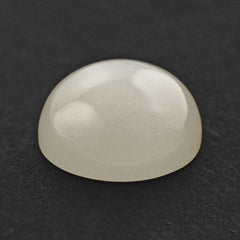 WHITE MOONSTONE ROUND CAB (MILKY) 14MM 10.15 Cts.