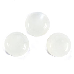 WHITE MOONSTONE ROUND CAB 12MM 6.53 Cts.