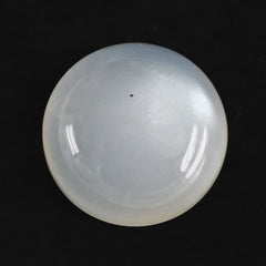 WHITE MOONSTONE ROUND CAB 12MM 6.53 Cts.