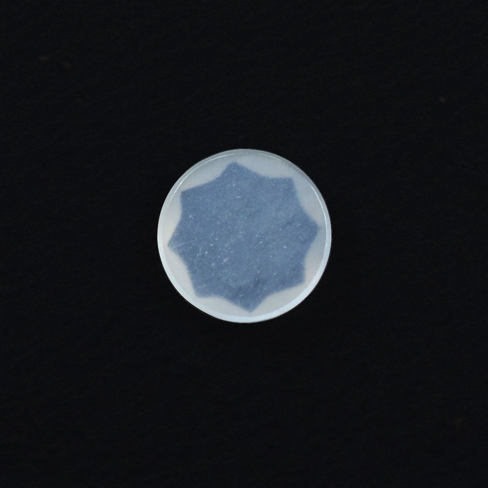WHITE MOONSTONE TABLE CUT ROUND CAB 6MM 0.46 Cts.