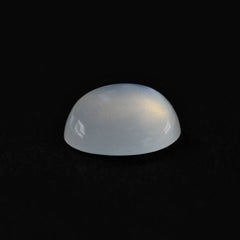 WHITE MOONSTONE ROUND CAB 8MM 1.79 Cts.
