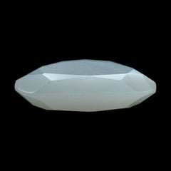 WHITE MOONSTONE BOTH SIDE TABLE CUT IRREGULAR TRILLION (MILKY) 15.50X11MM 4.84 Cts.