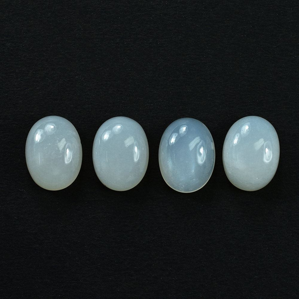 WHITE MOONSTONE PLAIN OVAL CAB 15X11.50MM 6.76 Cts.