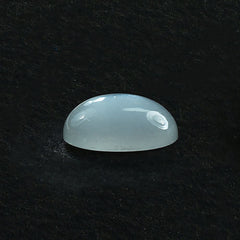 WHITE MOONSTONE PLAIN OVAL CAB 8X6MM 1.21 Cts.