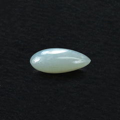 WHITE MOONSTONE PLAIN LENTIL PEAR 9X6MM 1.10 Cts.