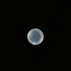 WHITE MOONSTONE PLAIN ROUND CAB (MILKY) 3.50X3.50 MM 0.21 Cts.