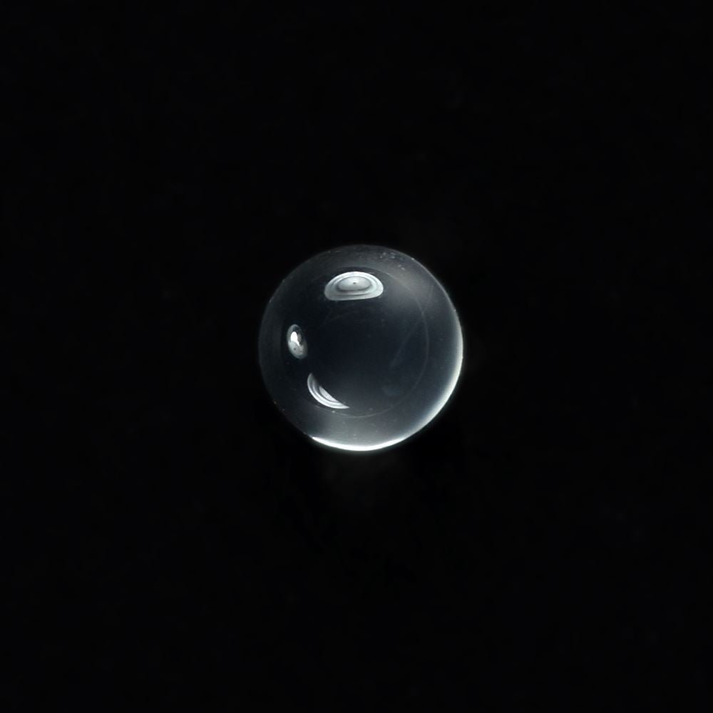 WHITE MOONSTONE PLAIN ROUND CAB (TRANSULCENT) 3.00X3.00 MM 0.15 Cts.