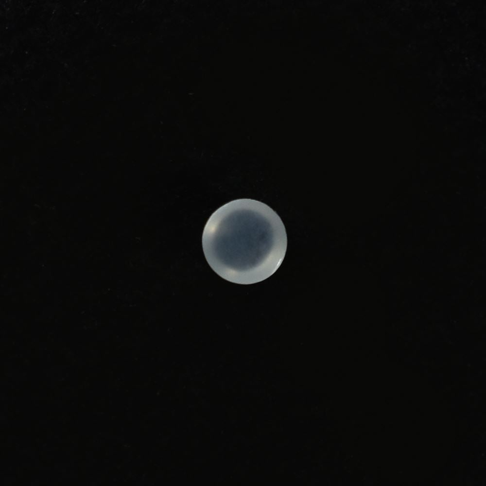 WHITE MOONSTONE PLAIN ROUND CAB (MILKY) 1.70X1.70 MM 0.03 Cts.