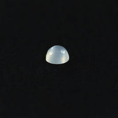 WHITE MOONSTONE PLAIN ROUND CAB (MILKY) 1.80X1.80 MM 0.03 Cts.
