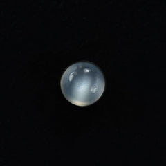 WHITE MOONSTONE PLAIN ROUND CAB (MILKY) 3.00X3.00 MM 0.14 Cts.
