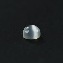 WHITE MOONSTONE PLAIN ROUND CAB (MILKY) 3.00X3.00 MM 0.14 Cts.