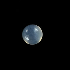 WHITE MOONSTONE PLAIN ROUND CAB (MILKY) 2.40X2.40 MM 0.07 Cts.