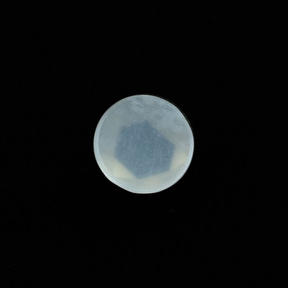WHITE MOONSTONE ROSE CUT ROUND CAB (MILKY) 4.00X4.00 MM 0.22 Cts.