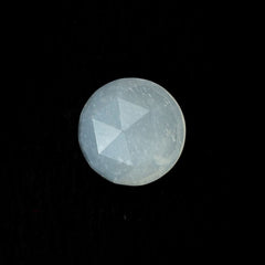 WHITE MOONSTONE ROSE CUT ROUND CAB (MILKY) 6.00X6.00 MM 0.72 Cts.